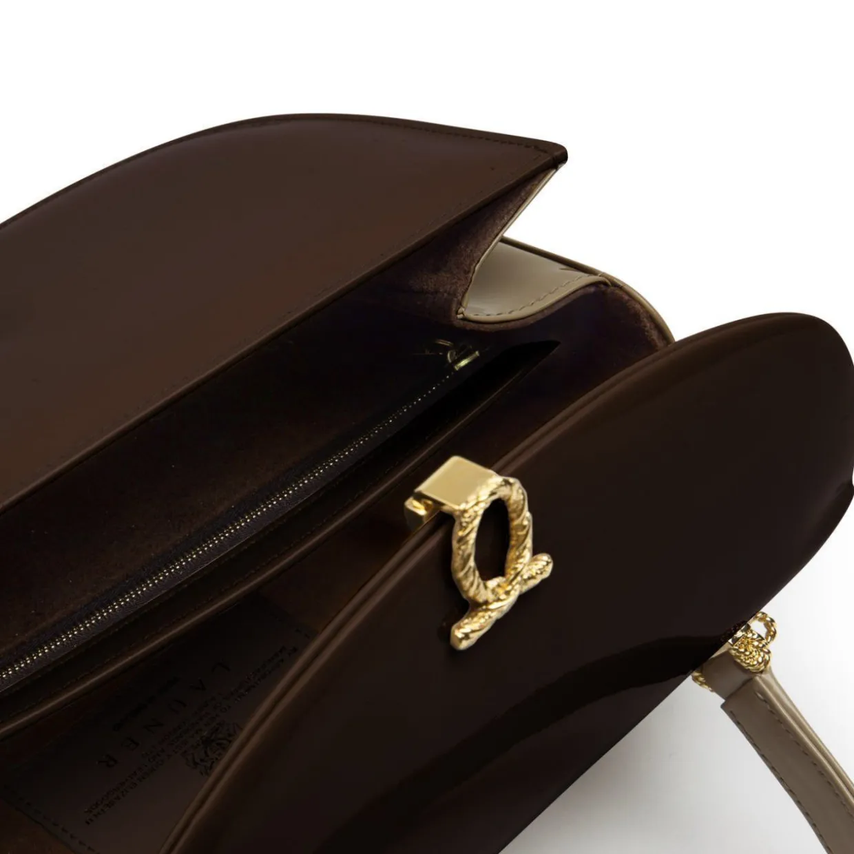 Adagio – Buttermilk / Dark Brown (Patent)