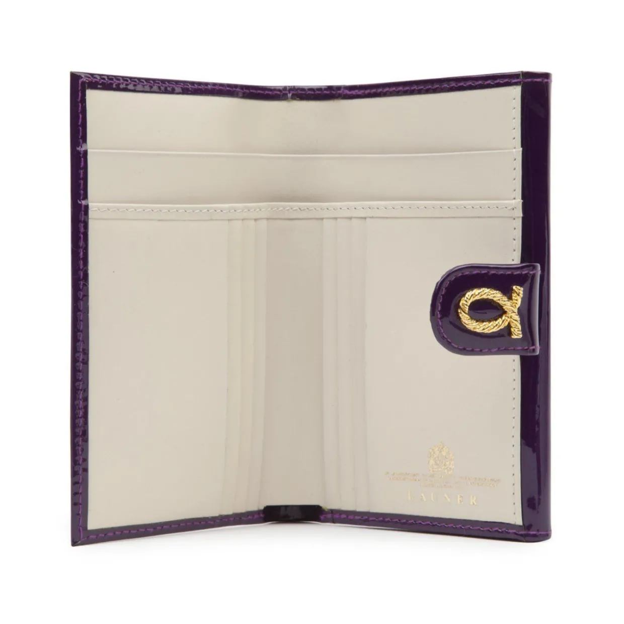 Azalea – Purple Patent / Bone White