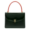 Bellini - Forest Green / Dark Green (Patent) / Tangerine