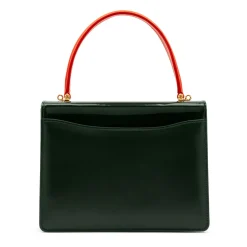 Bellini - Forest Green / Dark Green (Patent) / Tangerine