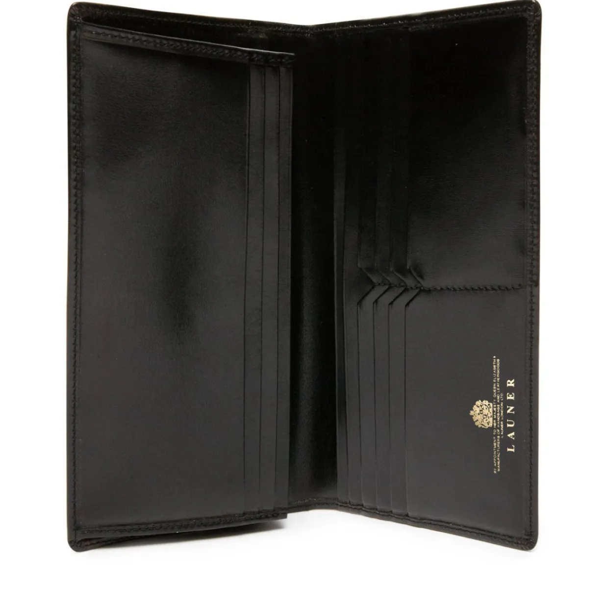 Breast pocket credit card and note wallet – Ebony Black