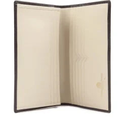 Breast pocket credit card and note wallet – Ebony Black / Bone White