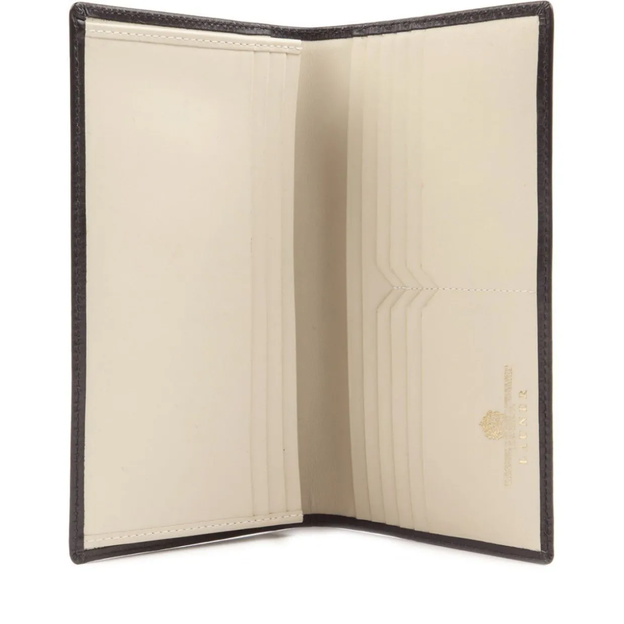 Breast pocket credit card and note wallet – Ebony Black / Bone White
