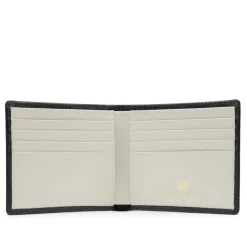 Eight credit card wallet – Ebony Black / Bone White