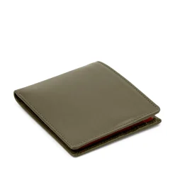 Eight credit card wallet – Sage / Tangerine