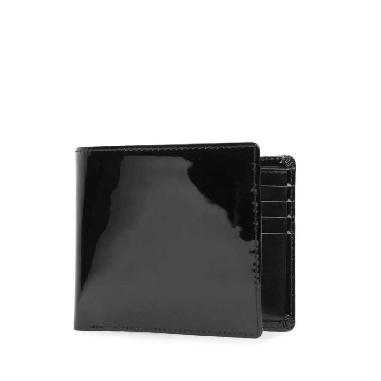 Eight credit card wallet – Black (Patent)