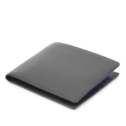 Eight credit card wallet – Ebony Black / Royal Blue