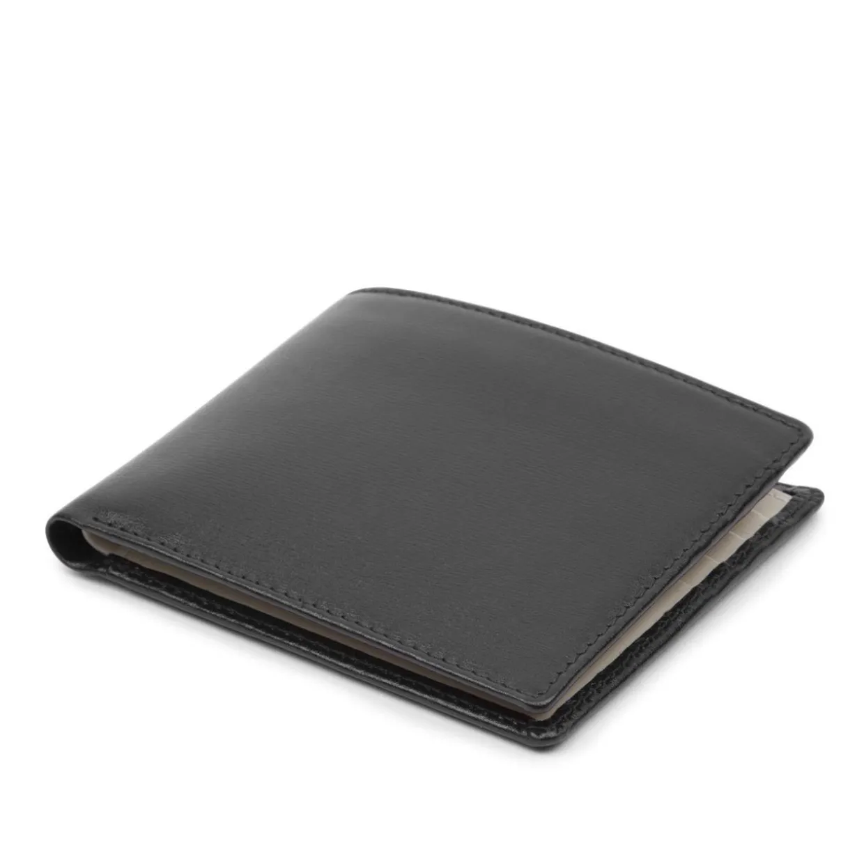 Eight credit card wallet – Ebony Black / Bone White