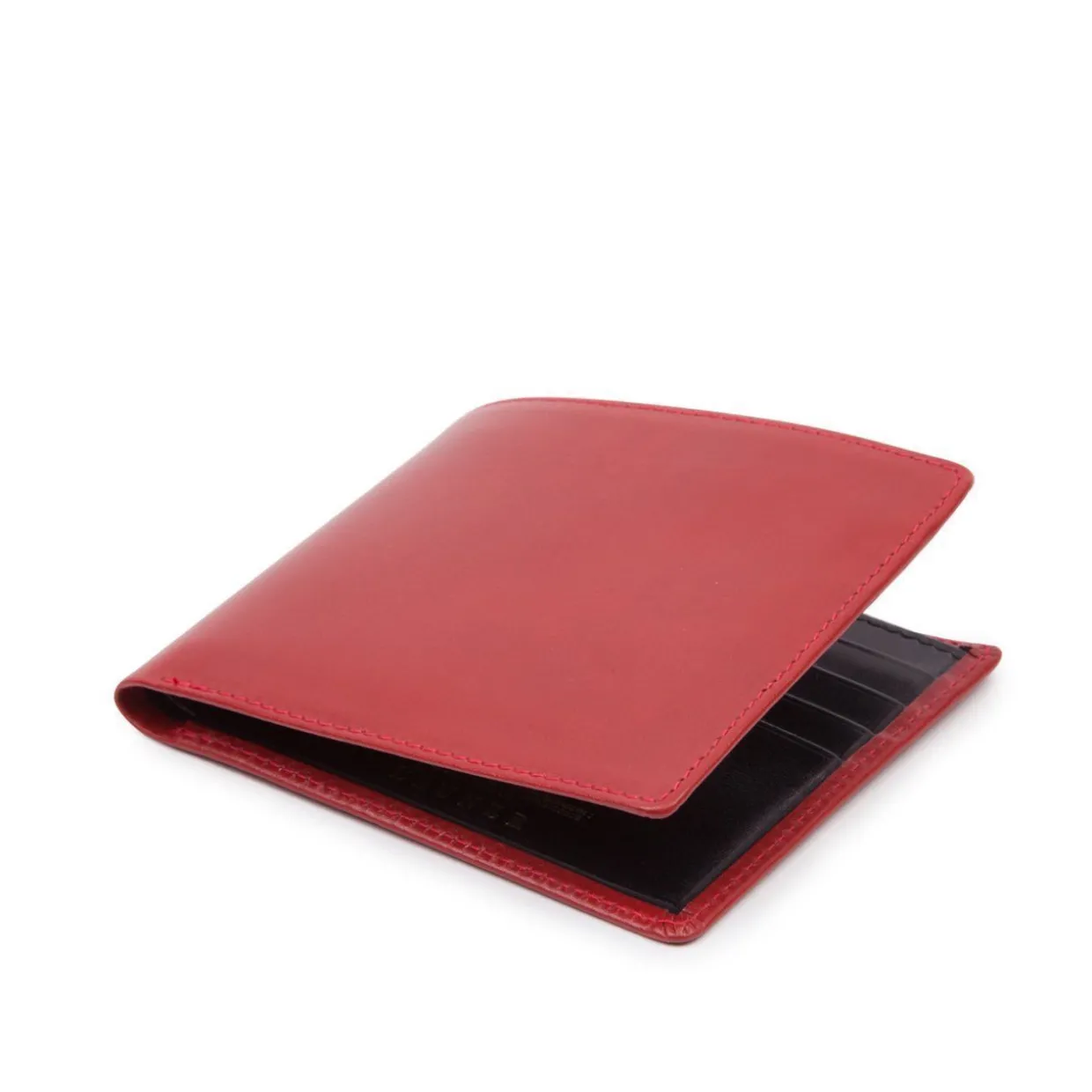 Eight credit card wallet – Scarlet / Ebony Black
