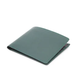 Eight credit card wallet – Forest Green / Dark Brown