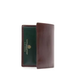 Four card holder with purse – Cuban Brown / Forest Green
