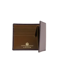 Four credit card wallet with coin purse – Cuban Brown / Tan