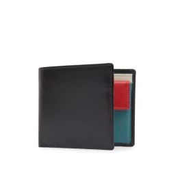 Four credit card wallet with coin purse – Multi-colour