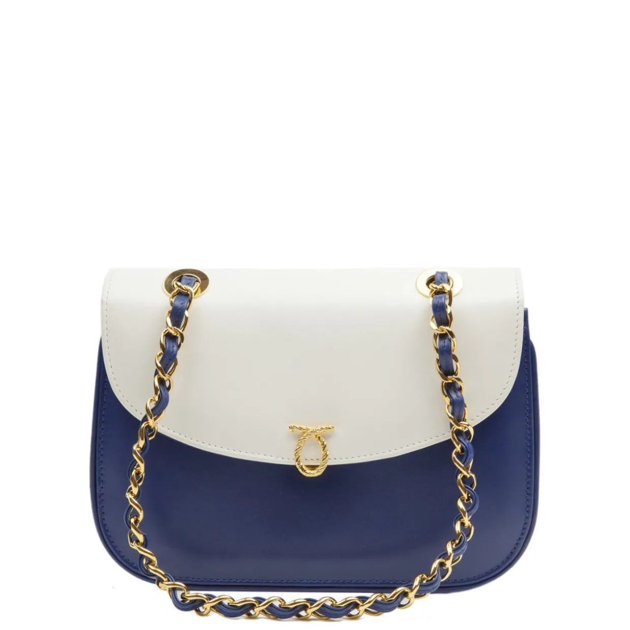 Gloria – Pure White / Royal Blue