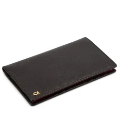 Hatherton 16 Card Breast Wallet – Caviar Black / Scarlet