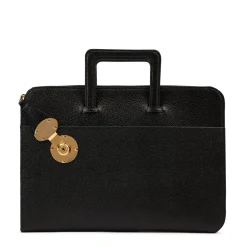 Hatherton Laptop Folio Case - Caviar Black