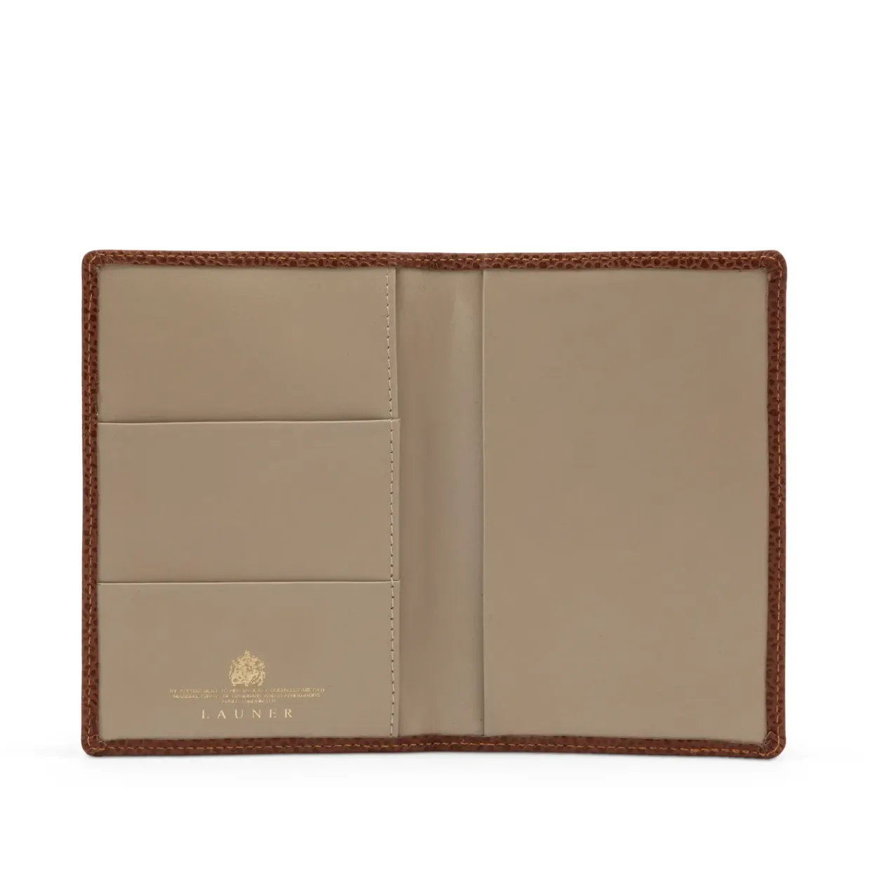 Hatherton Passport holder – Windsor Tan / Dark Beige