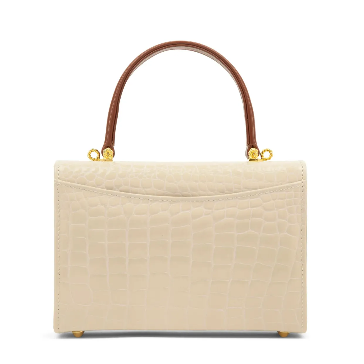Iris - Tan / Alabaster Croc Effect