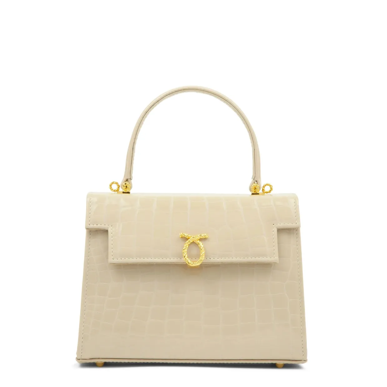 Judi - Alabaster Croc Effect
