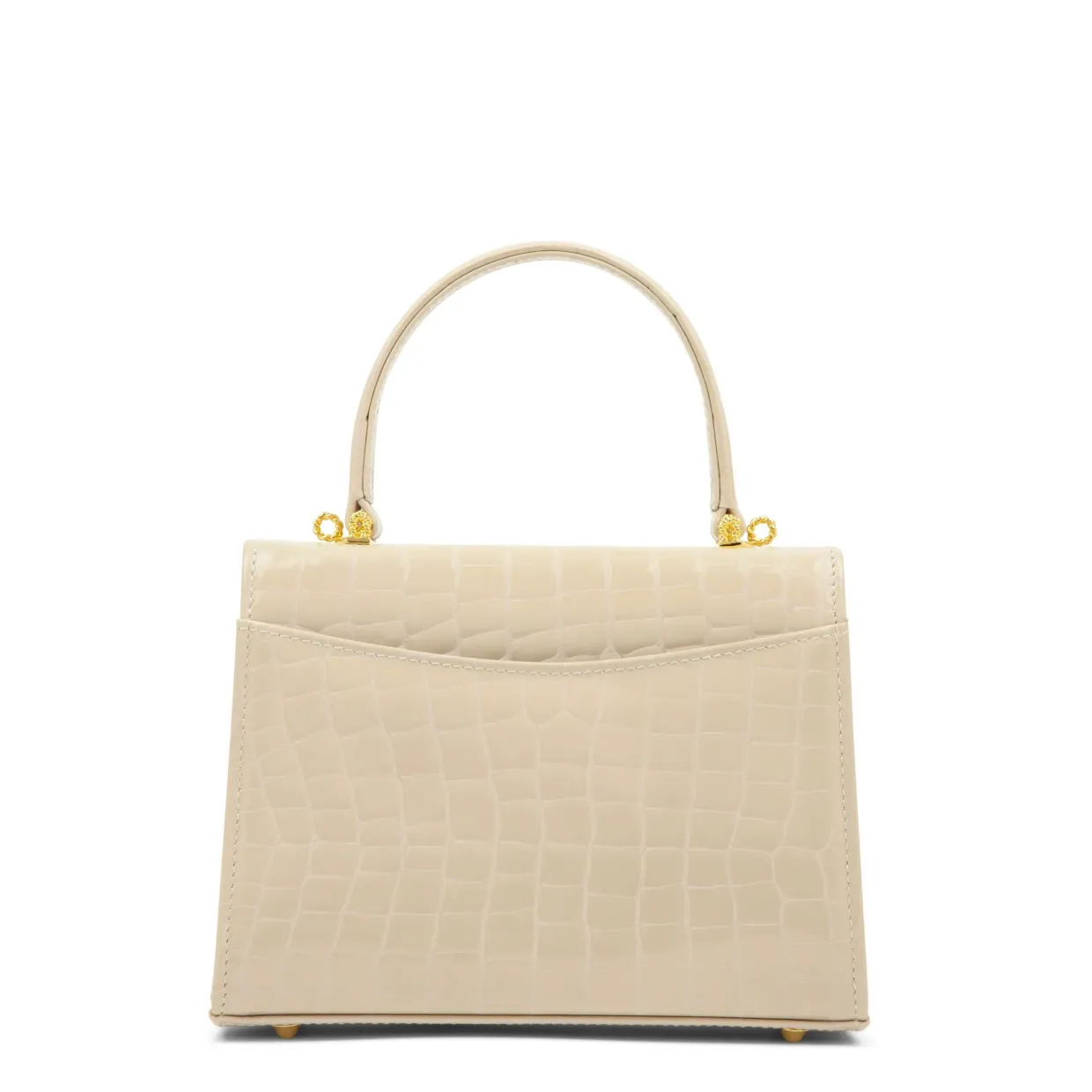 Judi - Alabaster Croc Effect