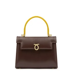 Judi - Chrome Yellow / Bark Brown