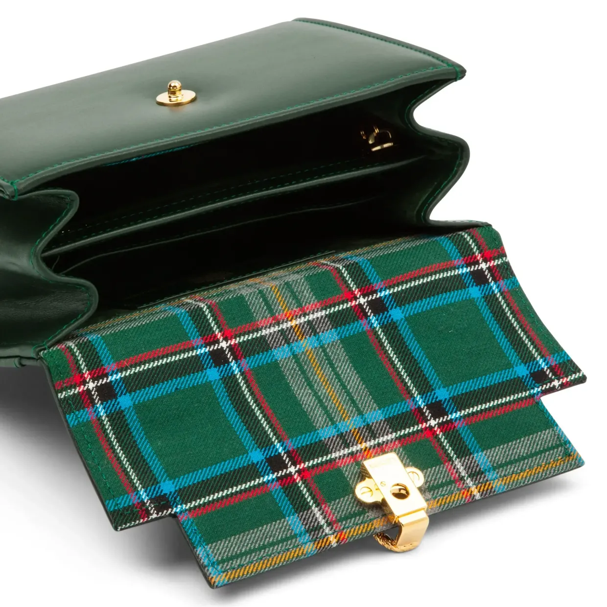 Judi - Forest Green / Platinum Jubilee Tartan