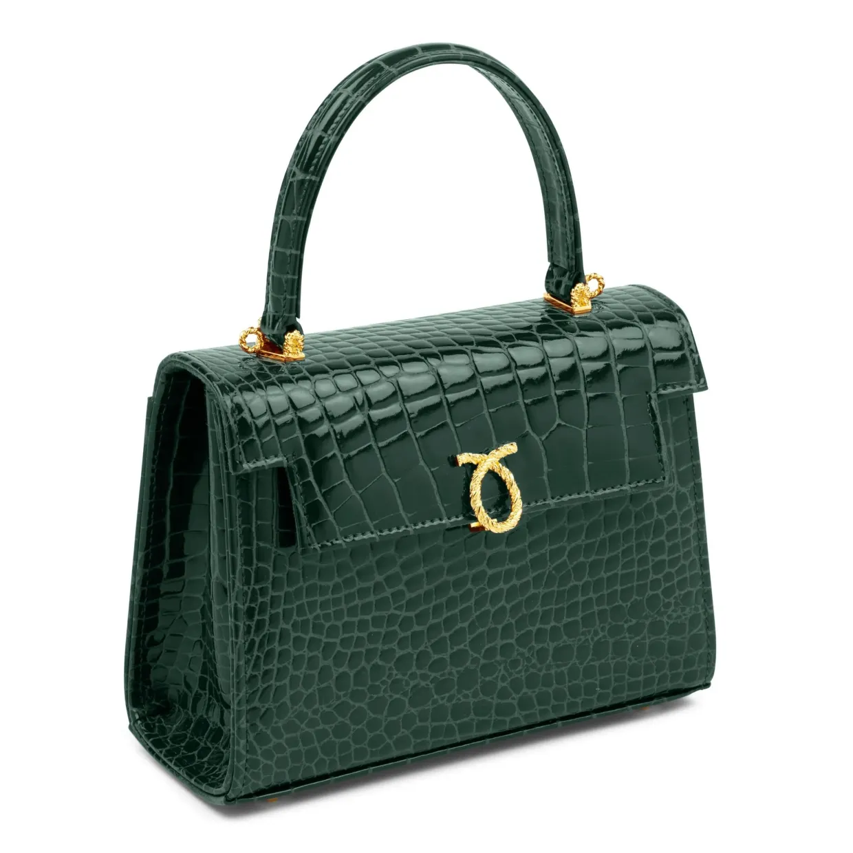 Judi - Green Croc Effect