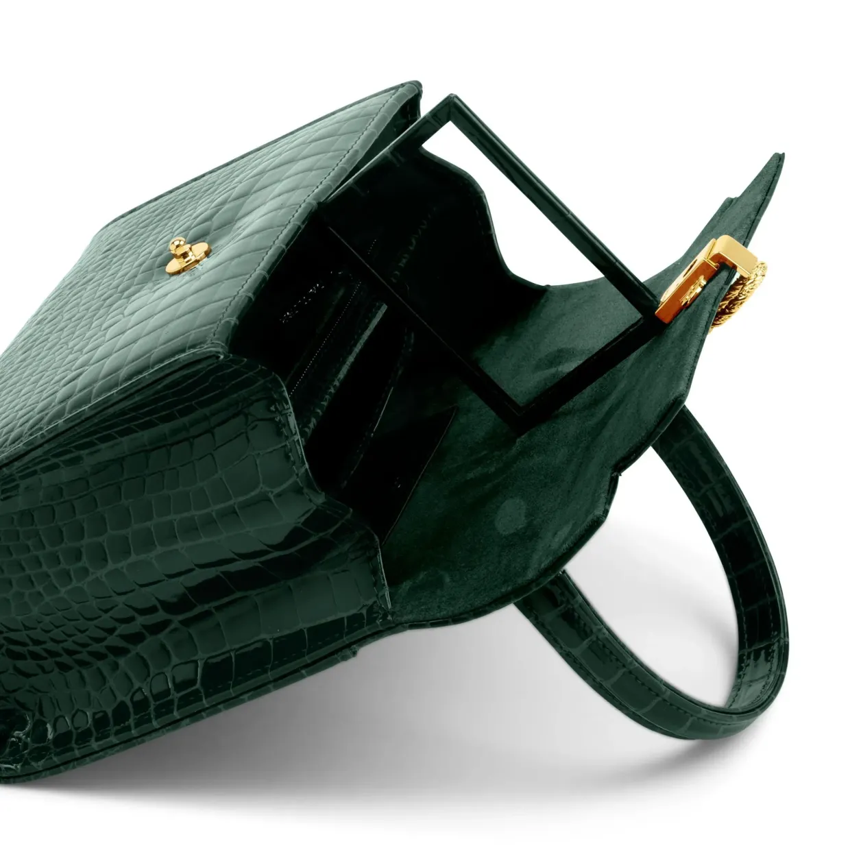 Judi - Green Croc Effect