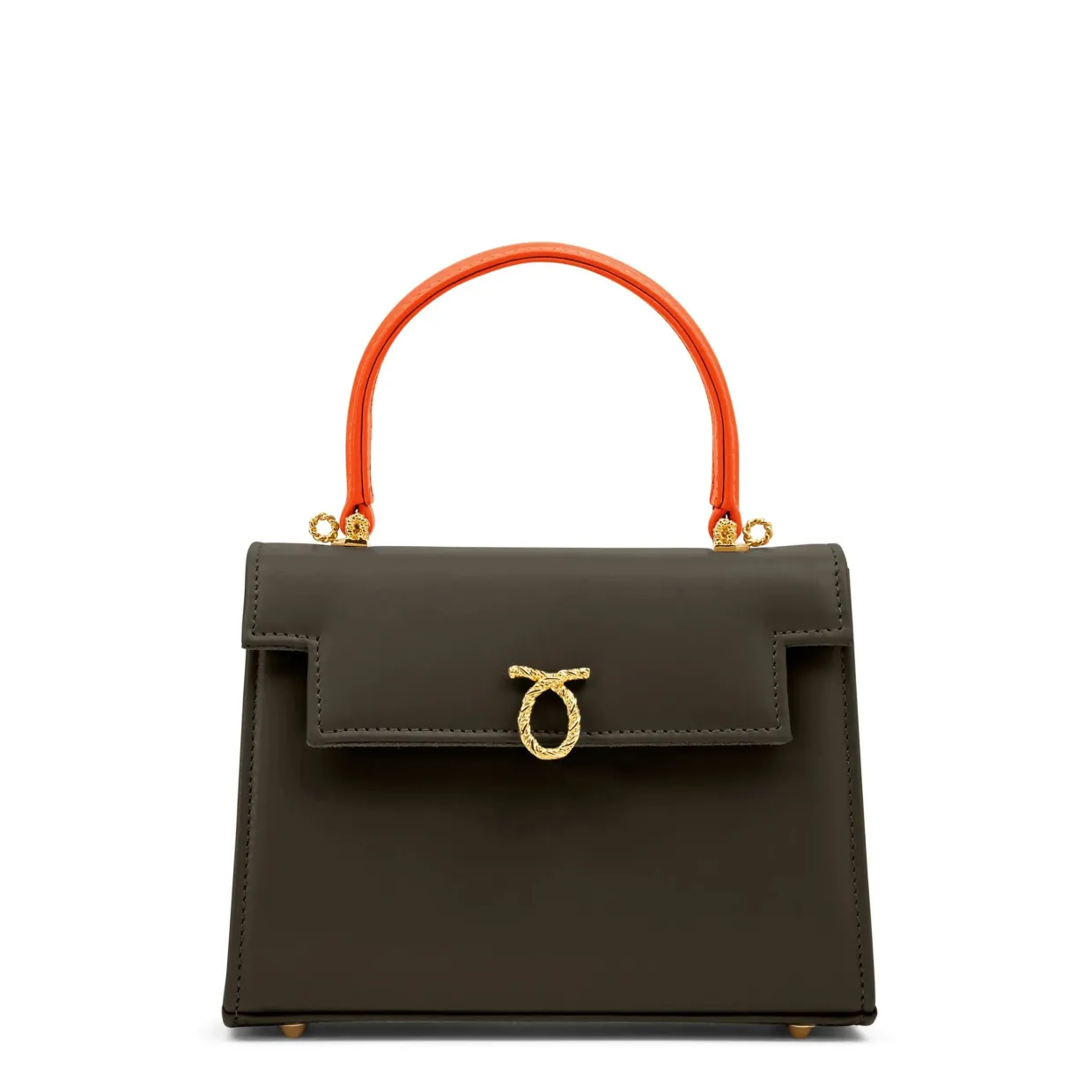 Judi - Taupe / Tangerine