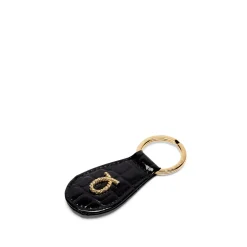 Key Fob – Black Croc Effect