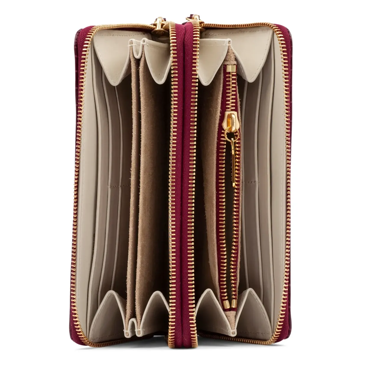 Lily – Burgundy Croc Effect / Bone White