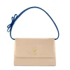 Lucia – Beige (Patent) / Royal Blue