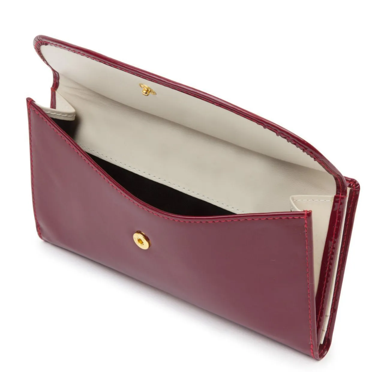 Primrose – Wild Cherry (Patent) / Bone White