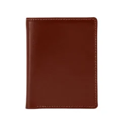 Six card holder with rear pocket – Tan / Buttermilk