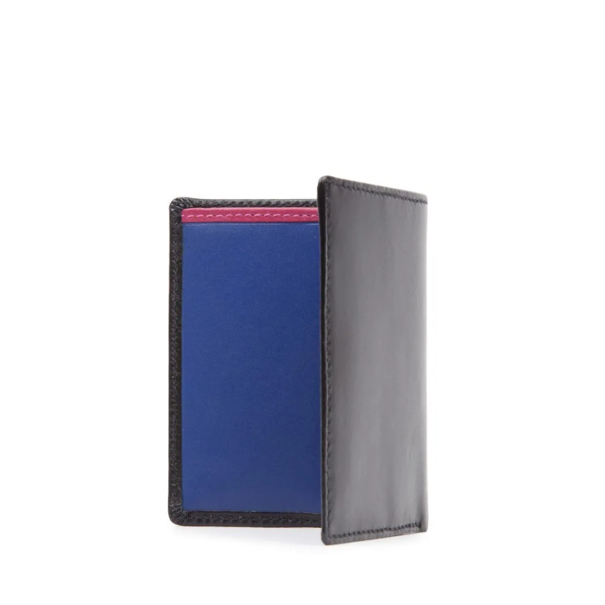 Six card holder with rear pocket – Multi-colour