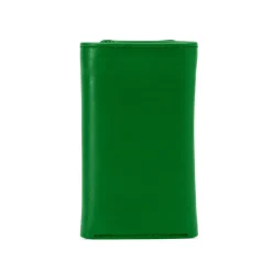 Six-hook key case with zip – Emerald
