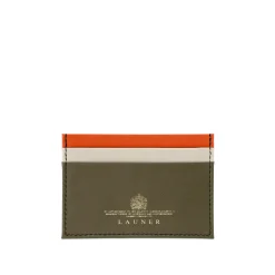 Slim four credit card holder – Black / Sage / Bone White