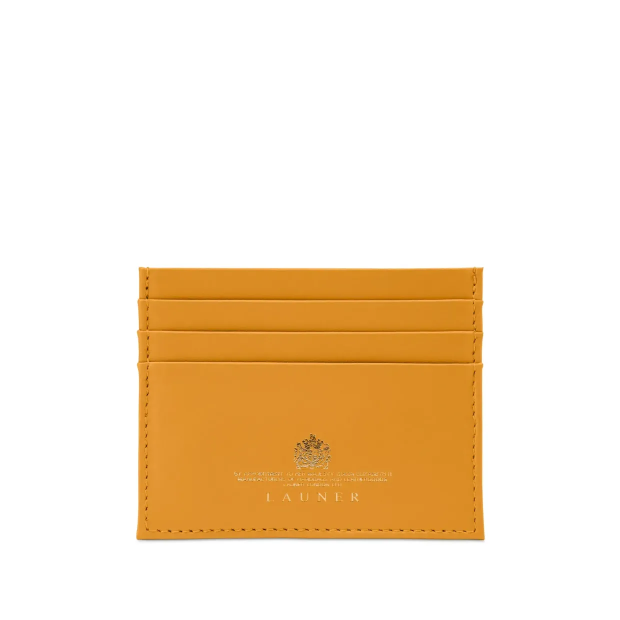 Slim six credit card holder – Saffron