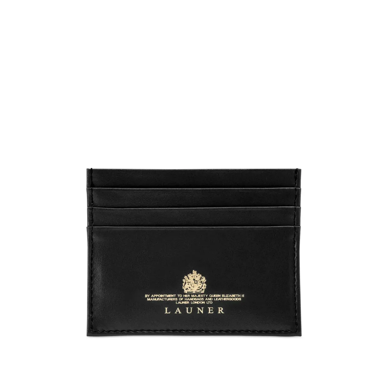 Slim six credit card holder – Ebony Black