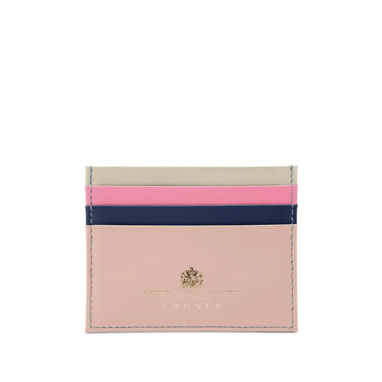 Slim six credit card holder — Cloud Blue / Multi-colour
