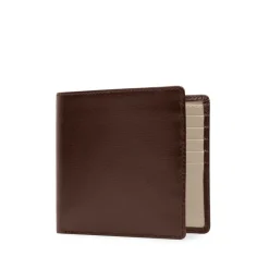 Ten credit card wallet – Buttermilk / Bark Brown