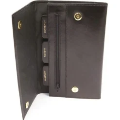 Travel wallet – Ebony Black