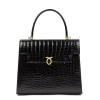 Traviata – Black Croc Effect