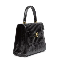 Traviata – Black Croc Effect