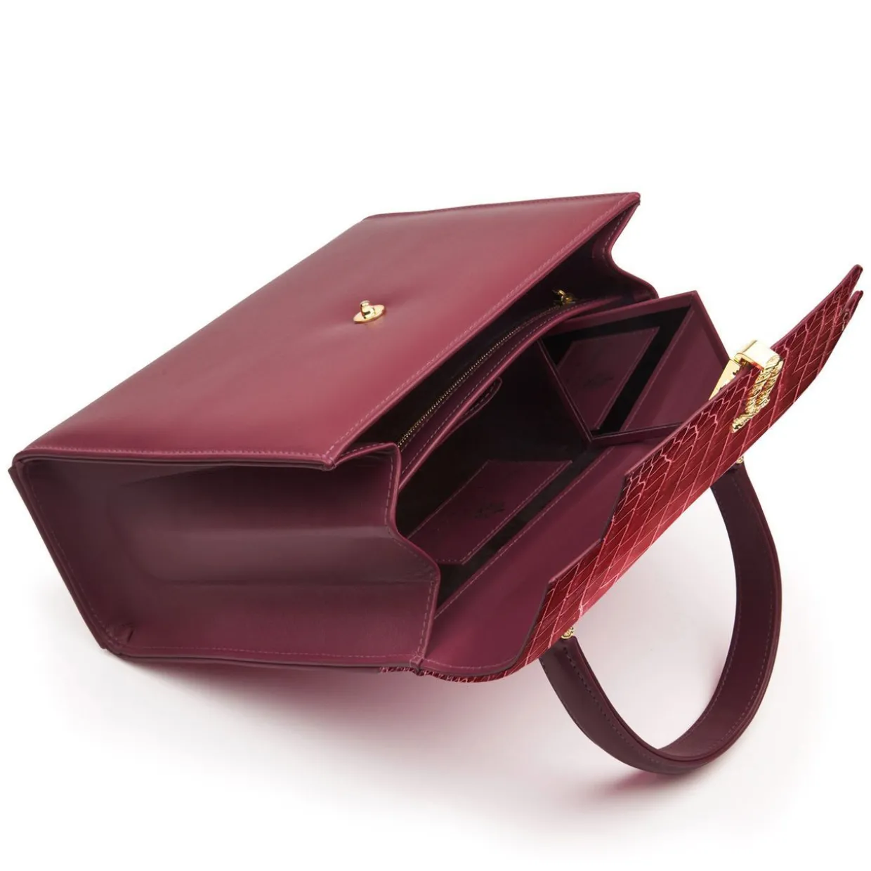 Traviata – Traffic red / Crocodile flap