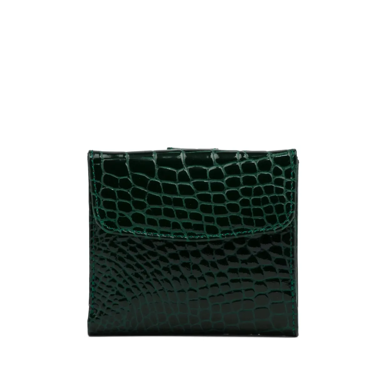 Tulip – Green Croc Effect / Ebony Black