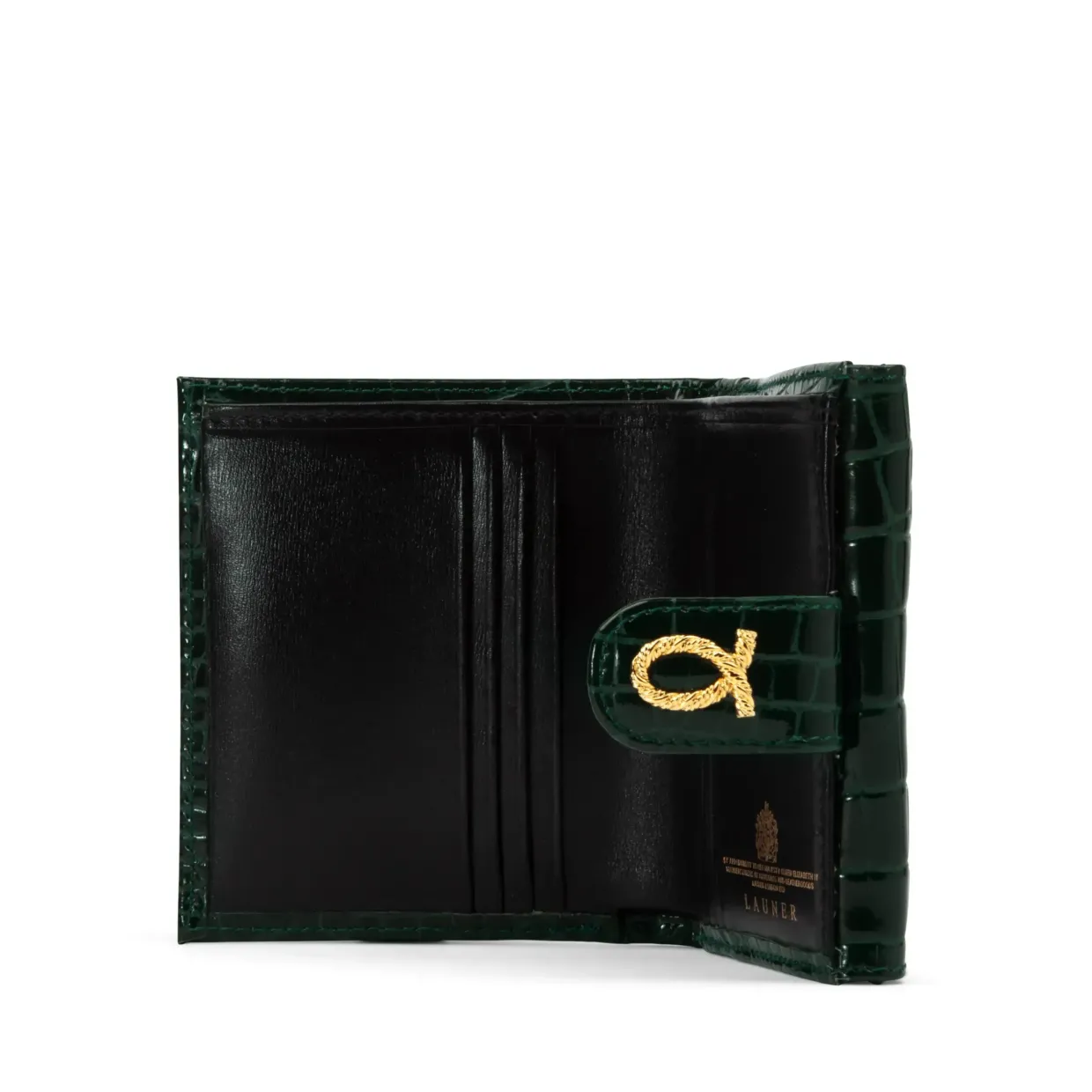 Tulip – Green Croc Effect / Ebony Black